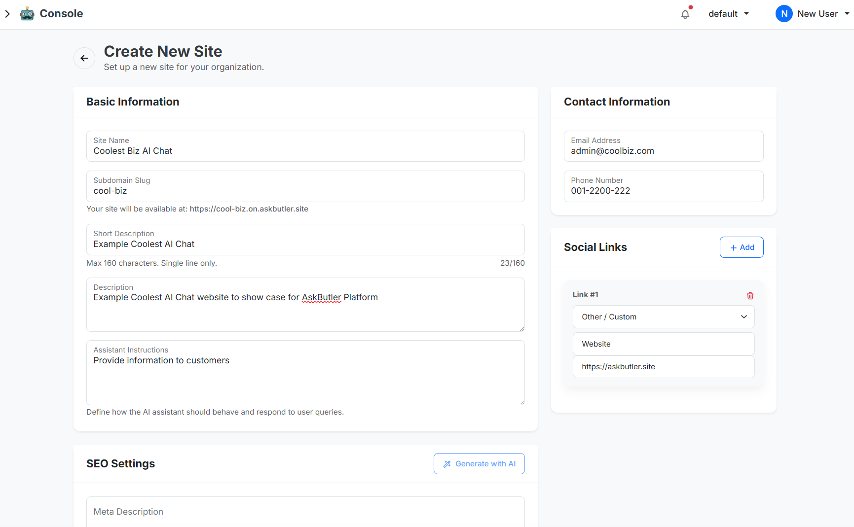 Preview of the selected step